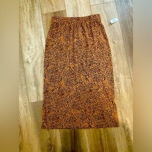 Cheetah print skirt small